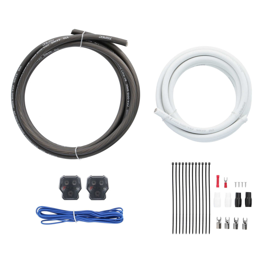 T-SPEC V10-D104K v10 Marine - 4GA ADD-A-AMP Kit for 1/0 Power Kits