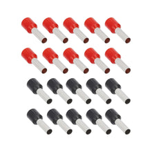 Load image into Gallery viewer, T-SPEC V10GA-FERR 20-Piece Red and Black 10GA Ferrules - Refill Pack