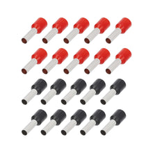 Load image into Gallery viewer, T-SPEC V10GA-FERR 20-Piece Red and Black 10GA Ferrules - Refill Pack