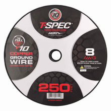 Load image into Gallery viewer, T-SPEC V10GW-8250 8 AWG 250ft Matte Black OFC Power Wire - v10 Series
