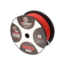 Load image into Gallery viewer, T-SPEC V10PW-8RD250 8 AWG 250ft Matte Red OFC Power Wire - v10 Series