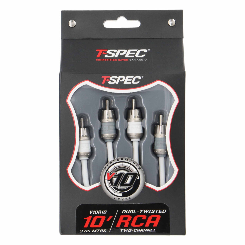 T-SPEC V10R10 RCA v10 Series 2-Channel Audio Cable - 10 FT