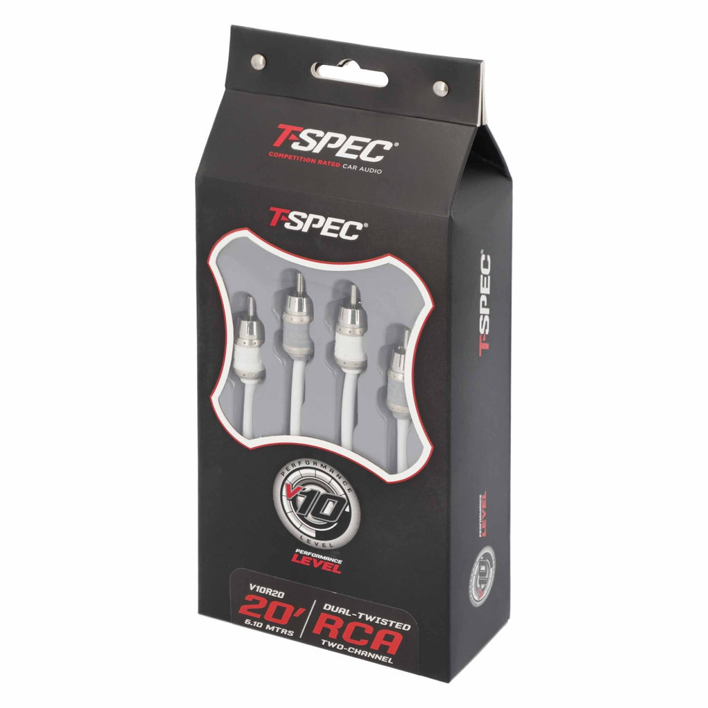 T-SPEC V10R20 RCA v10 Series 2-Channel Audio Cable - 20 FT
