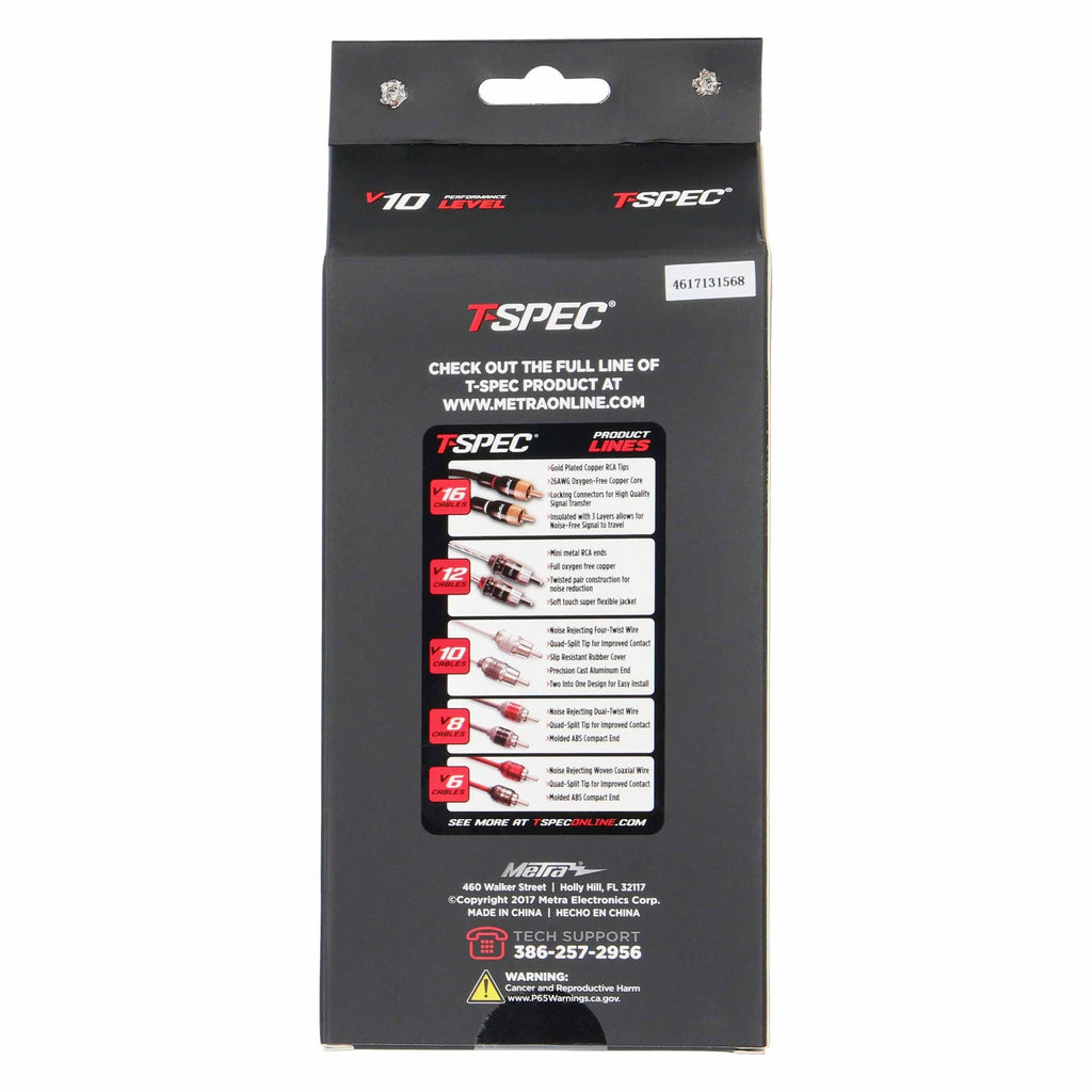 T-SPEC V10R20 RCA v10 Series 2-Channel Audio Cable - 20 FT
