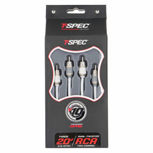 Load image into Gallery viewer, T-SPEC V10R20 RCA v10 Series 2-Channel Audio Cable - 20 FT