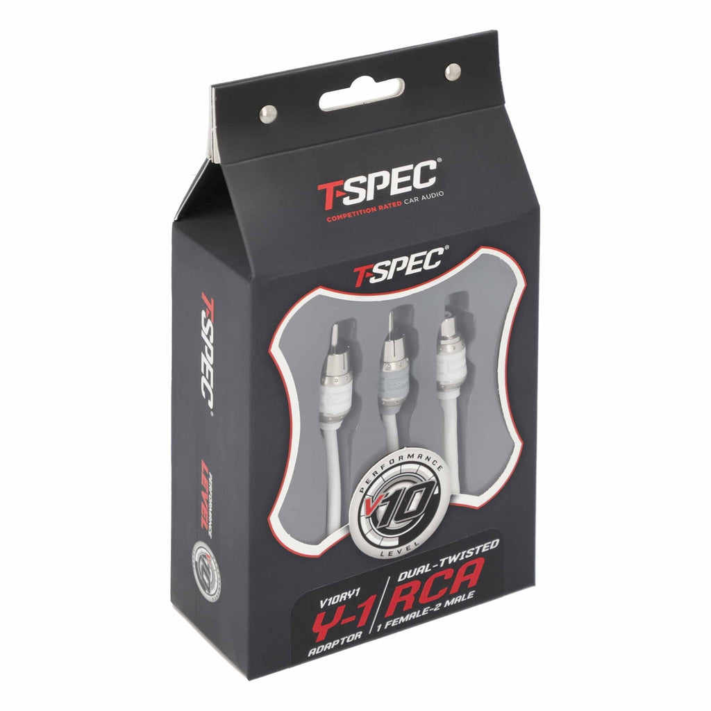 T-SPEC V10RY1 RCA v10 Series 2-Channel Audio Cable - 1F-2M