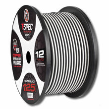 Load image into Gallery viewer, T-SPEC V10SW12125-WB 12 AWG 125 Ft White/Black OFC Speaker Wire - v10 Series