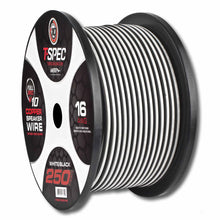 Load image into Gallery viewer, T-SPEC V10SW16250-WB 16 AWG 250 FT White/Black OFC Speaker Wire - v10 Series