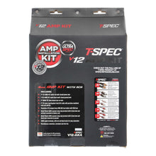 Load image into Gallery viewer, T-SPEC V12-AK4 v12 4 AWG Amp Kit - 2400 W with RCA Cable