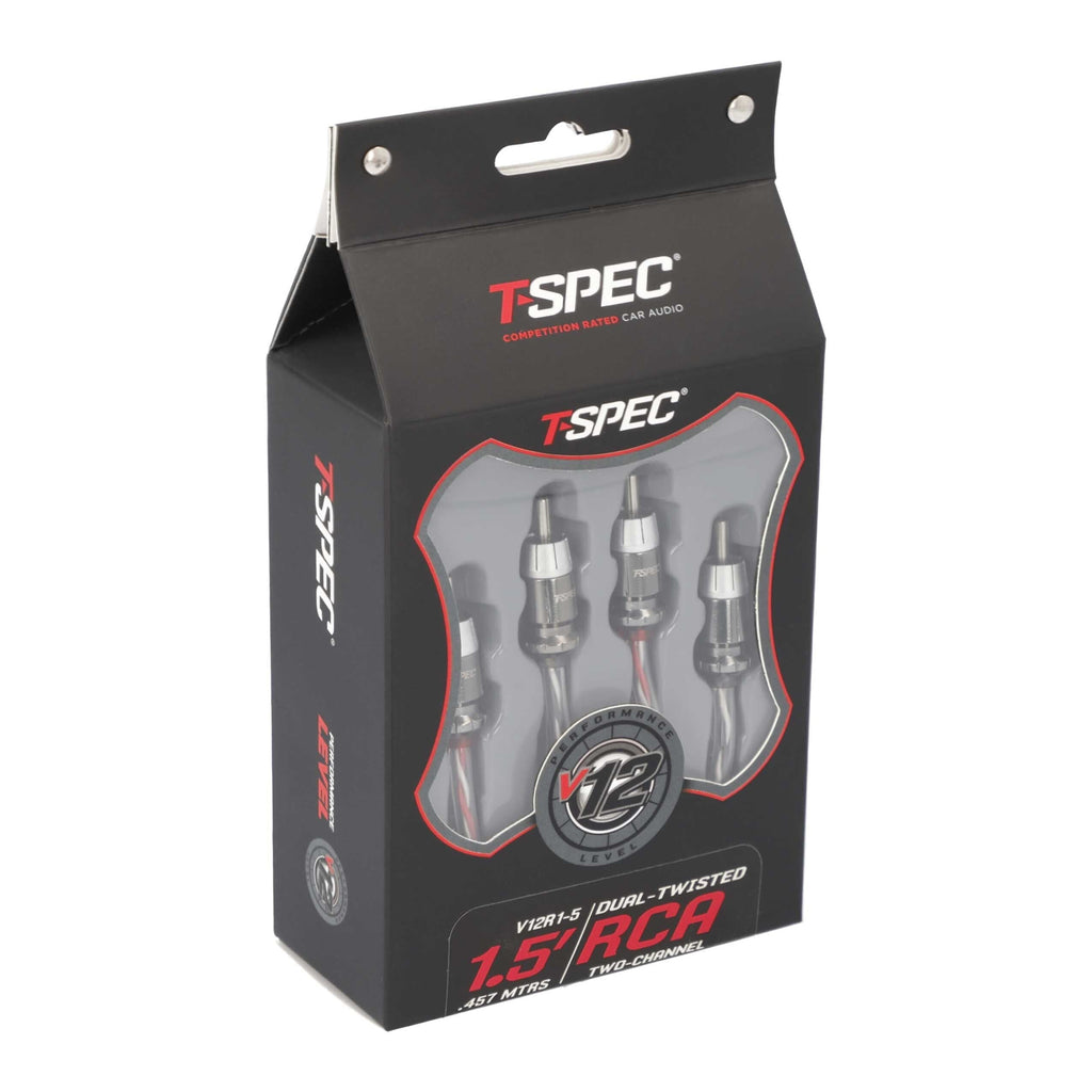 T-SPEC V12R1-5 RCA v12 Series 2-Channel Audio Cable - 1.5 FT
