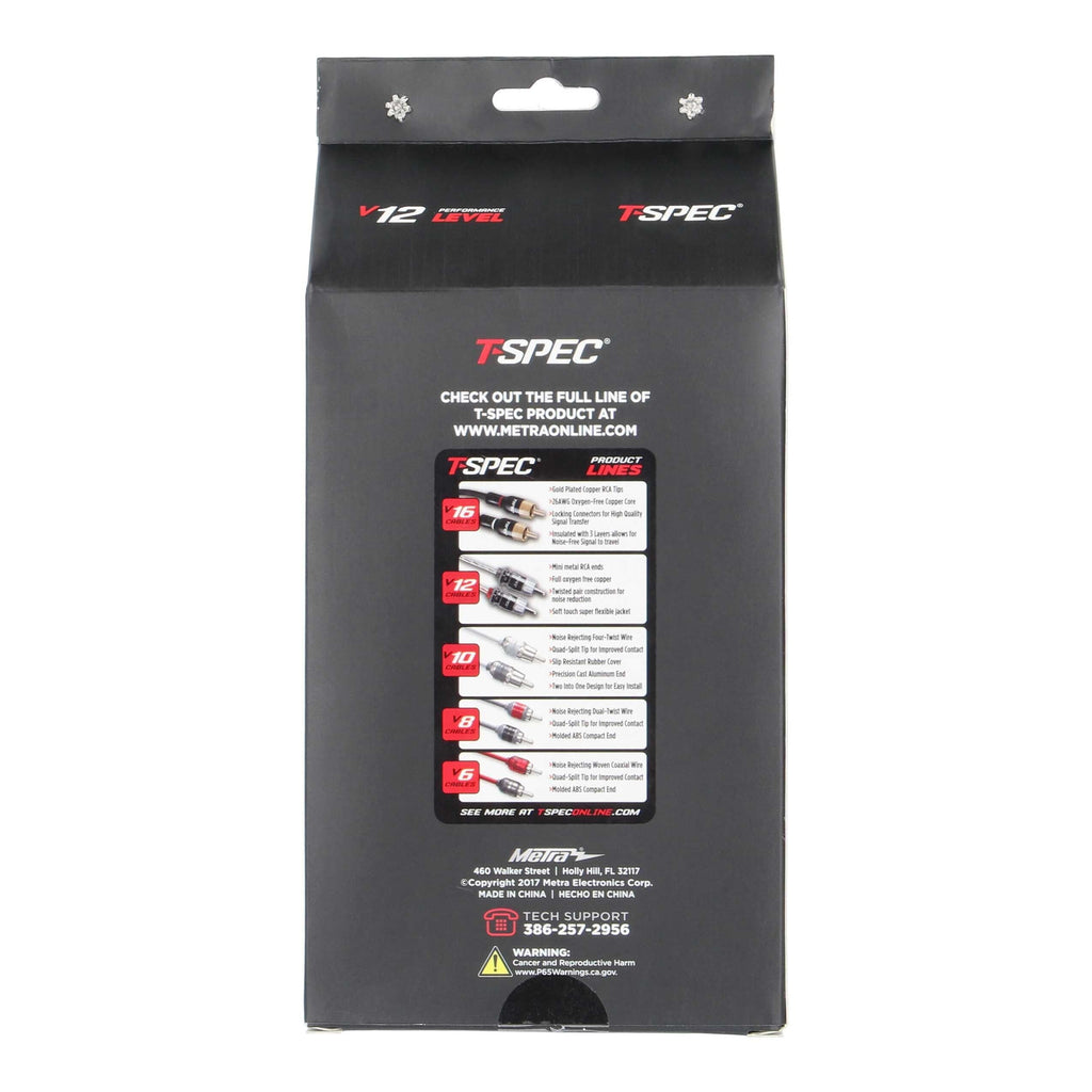 T-SPEC V12R174 RCA v12 Series 4-Channel Audio Cable - 17 FT