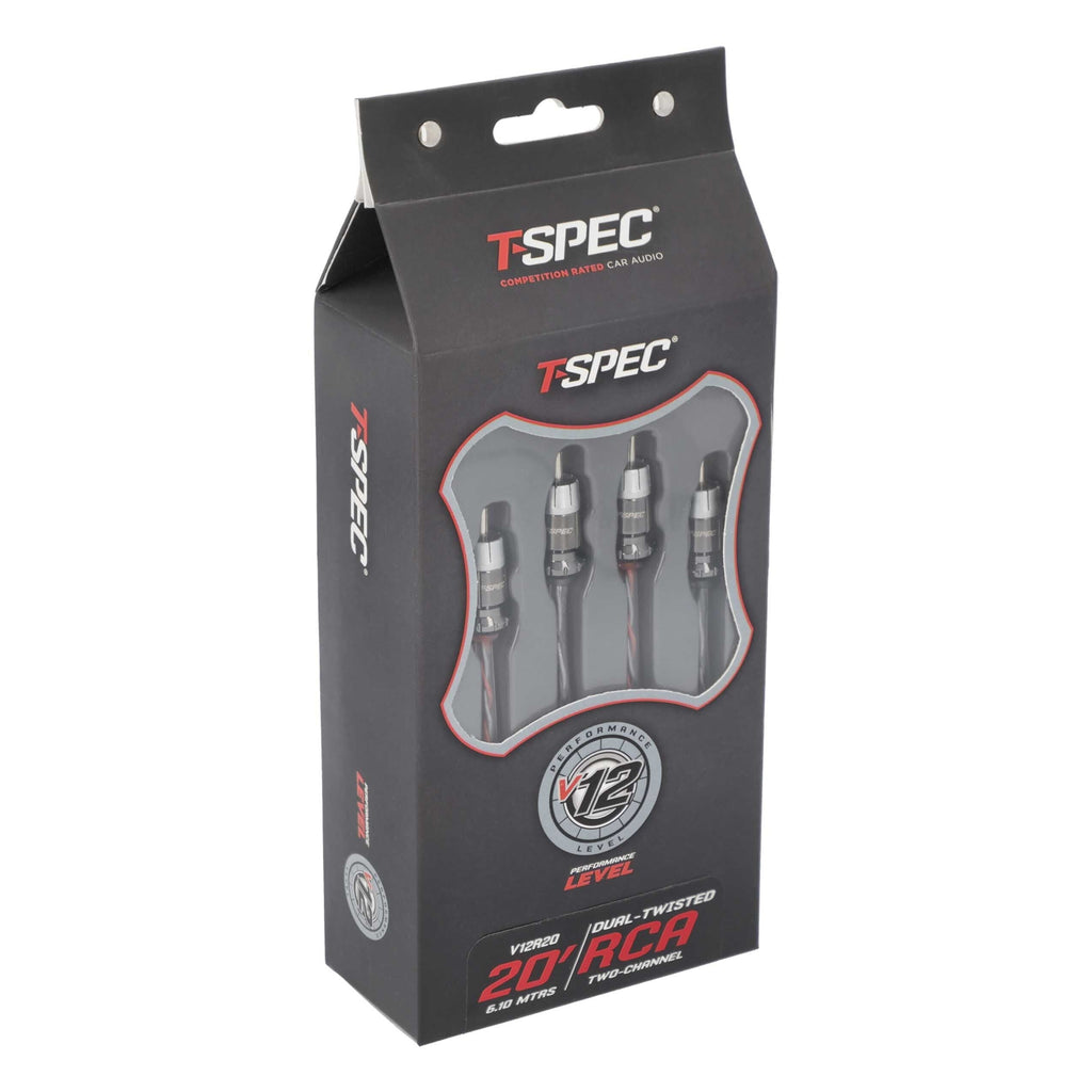 T-SPEC V12R20 RCA v12 Series 2-Channel Audio Cable - 20 FT