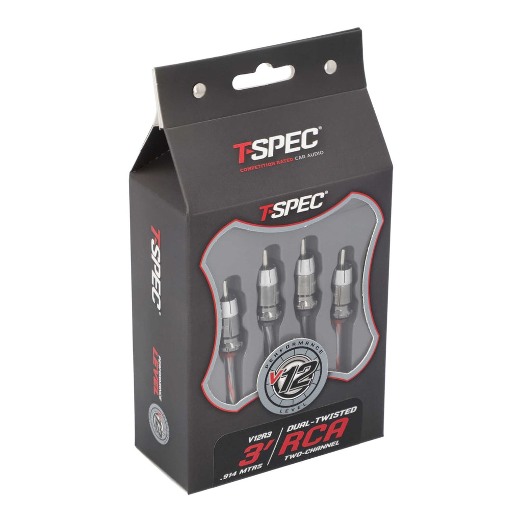 T-SPEC V12R3 RCA v12 Series 2-Channel Audio Cable - 3 FT