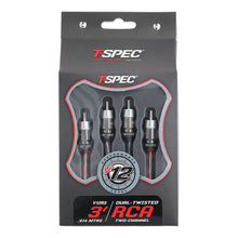 Load image into Gallery viewer, T-SPEC V12R3 RCA v12 Series 2-Channel Audio Cable - 3 FT