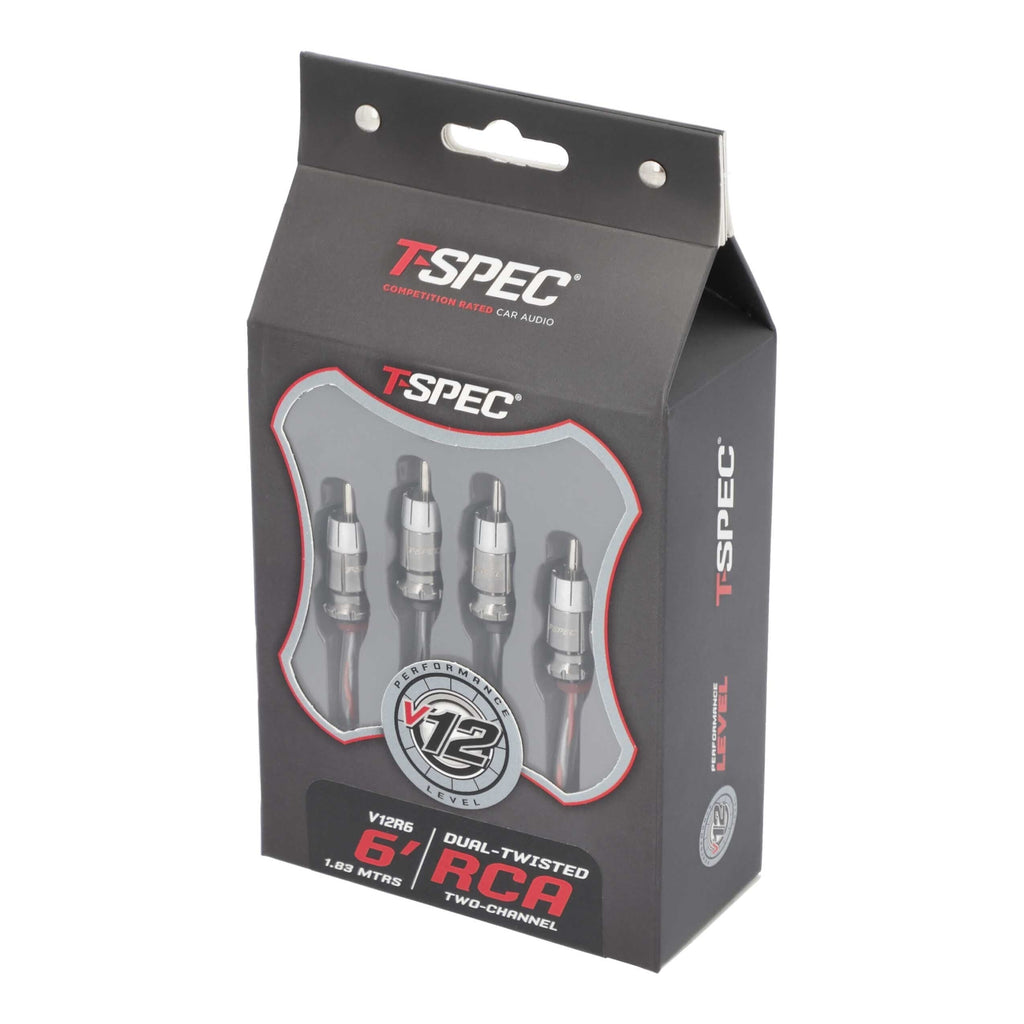 T-SPEC V12R6 RCA v12 Series 2-Channel Audio Cable - 6 FT