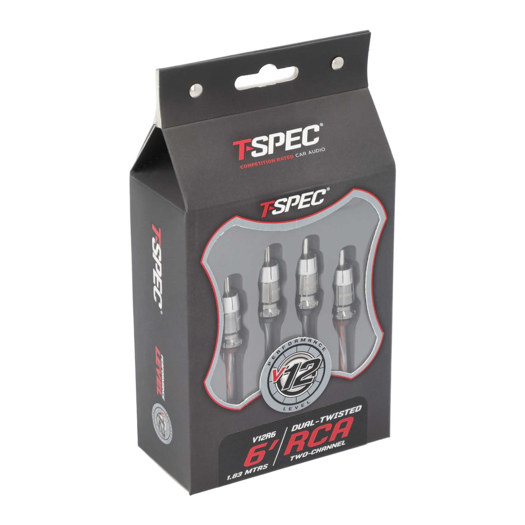 T-SPEC V12R6 RCA v12 Series 2-Channel Audio Cable - 6 FT
