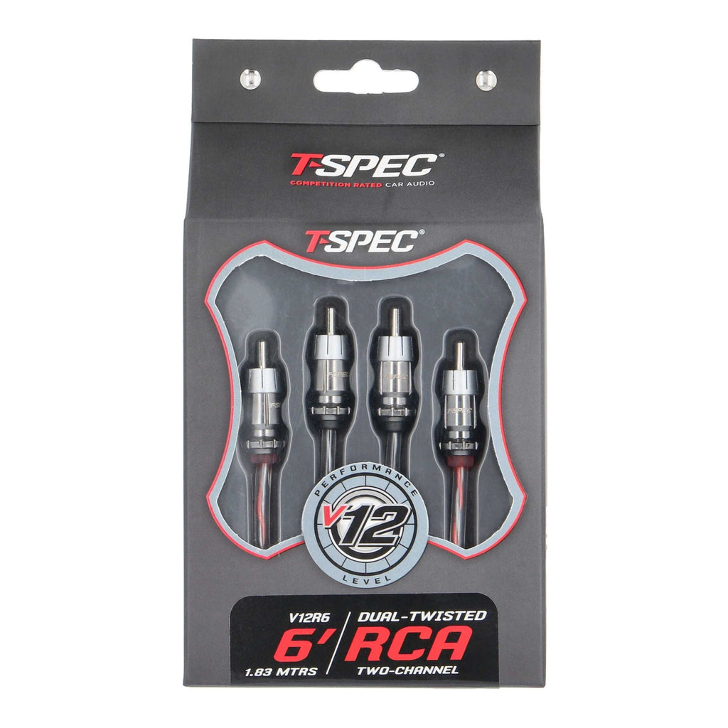 T-SPEC V12R6 RCA v12 Series 2-Channel Audio Cable - 6 FT
