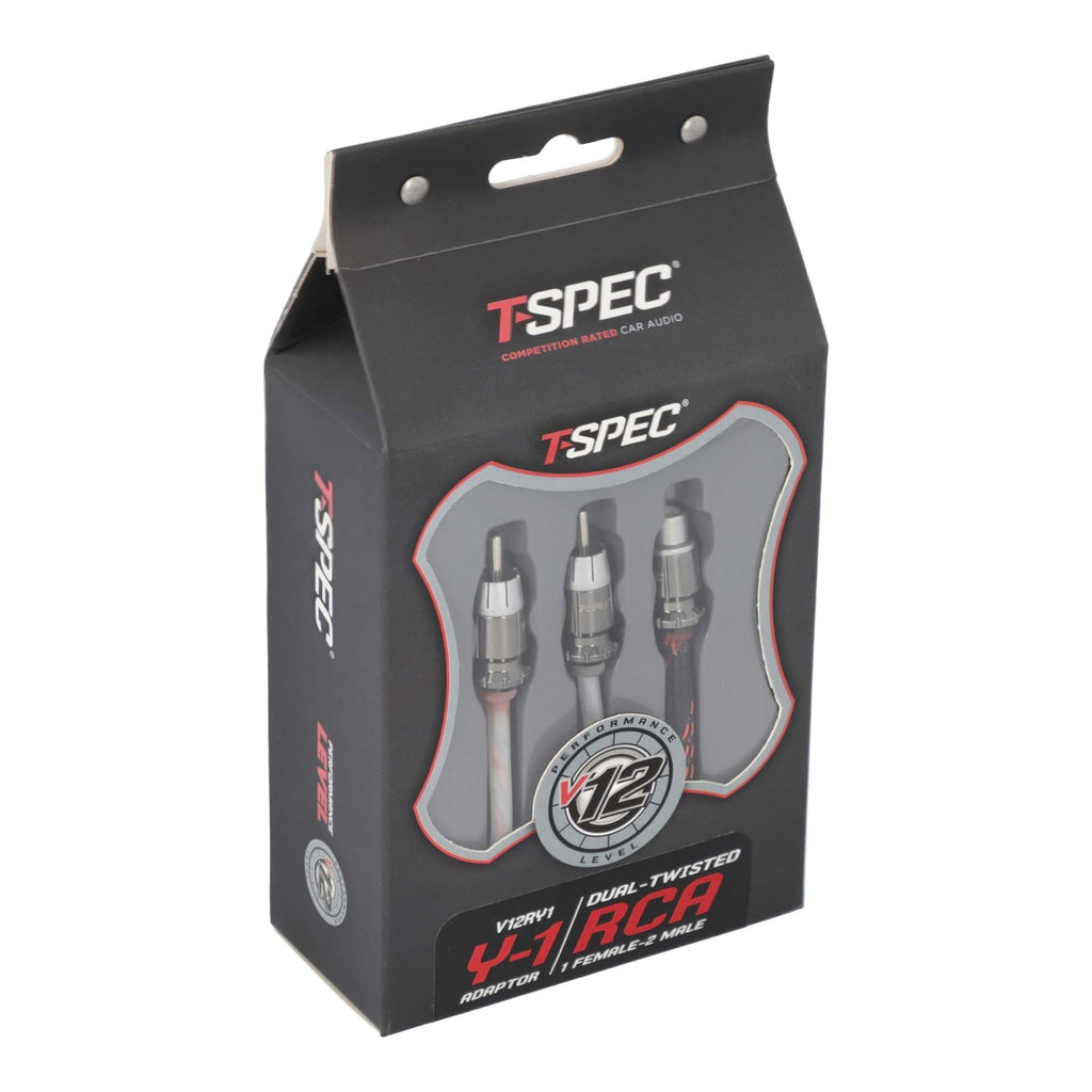 T-SPEC V12RY1 RCA v12 Series 2-Channel Audio Cable - 1F-2M