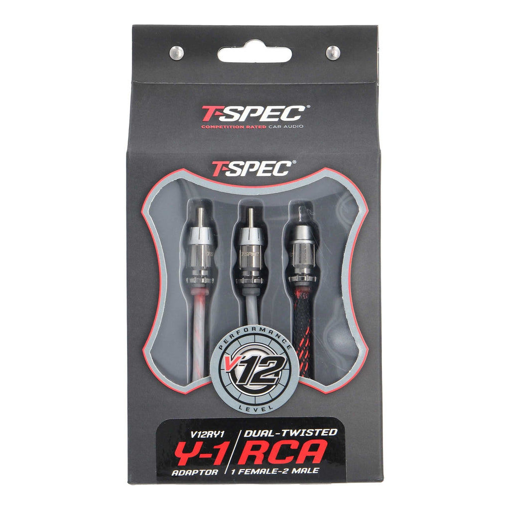 T-SPEC V12RY1 RCA v12 Series 2-Channel Audio Cable - 1F-2M
