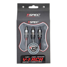Load image into Gallery viewer, T-SPEC V12RY1 RCA v12 Series 2-Channel Audio Cable - 1F-2M