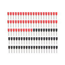 Load image into Gallery viewer, T-SPEC V1618GA-FERR 100-Piece Red and Black 16/18GA Ferrules - Refill Pack
