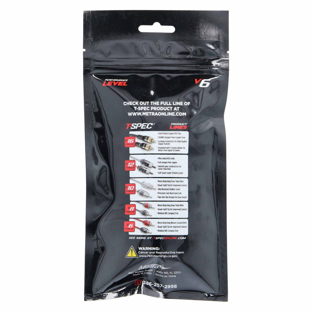 T-SPEC V6R10 RCA v6 Series 2-Channel Audio Cable - 10 FT