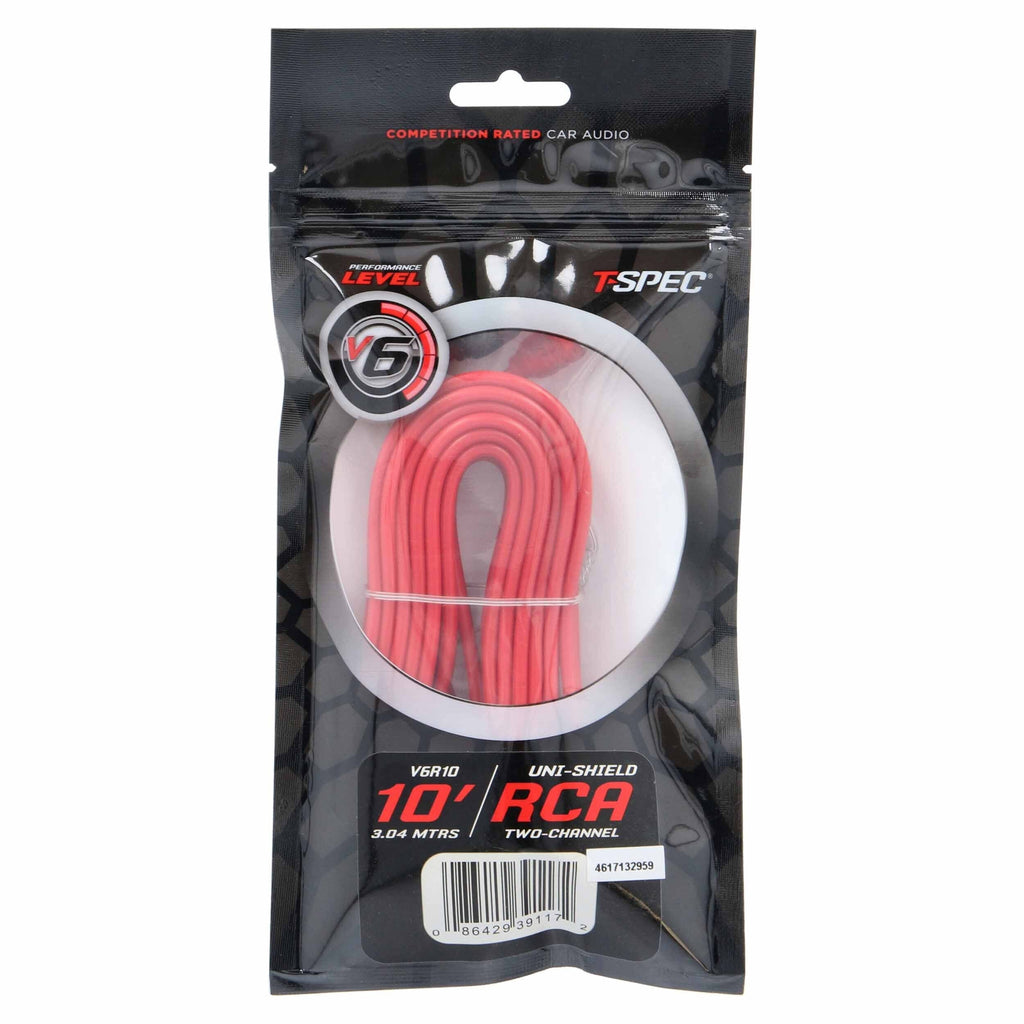 T-SPEC V6R10 RCA v6 Series 2-Channel Audio Cable - 10 FT