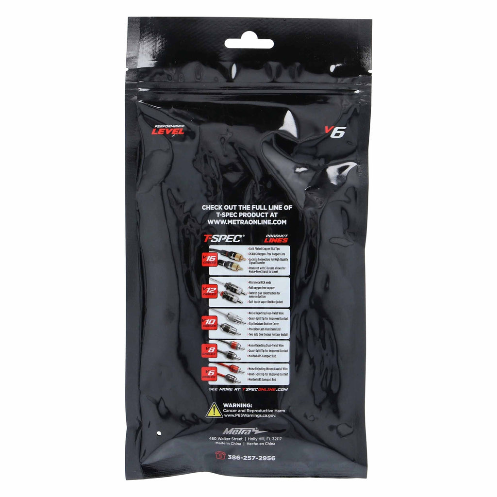 T-SPEC V6R14 RCA v6 Series 2-Channel Audio Cable - 14 FT
