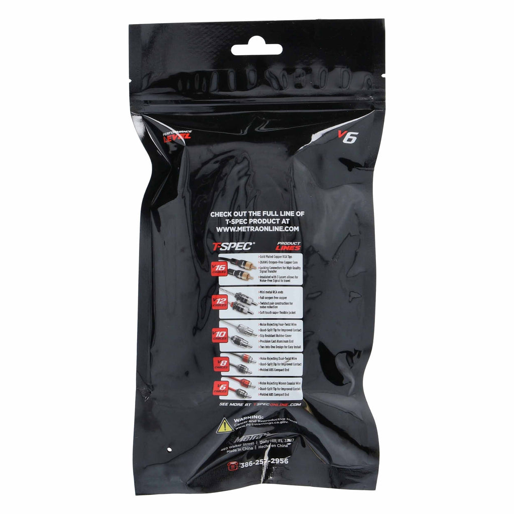 T-SPEC V6R174 RCA v6 Series 4-Channel Audio Cable - 17 FT