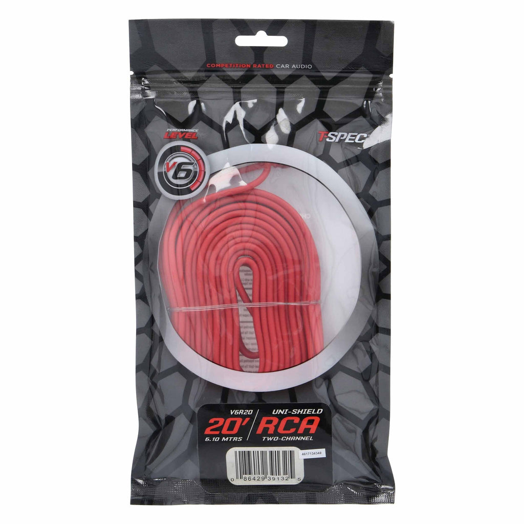 T-SPEC V6R20 RCA v6 Series 2-Channel Audio Cable - 20 FT