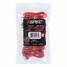 Load image into Gallery viewer, T-SPEC V6R6-10 RCA v6 Series 2-Channel Audio Cable - 3 FT - 10 Pack