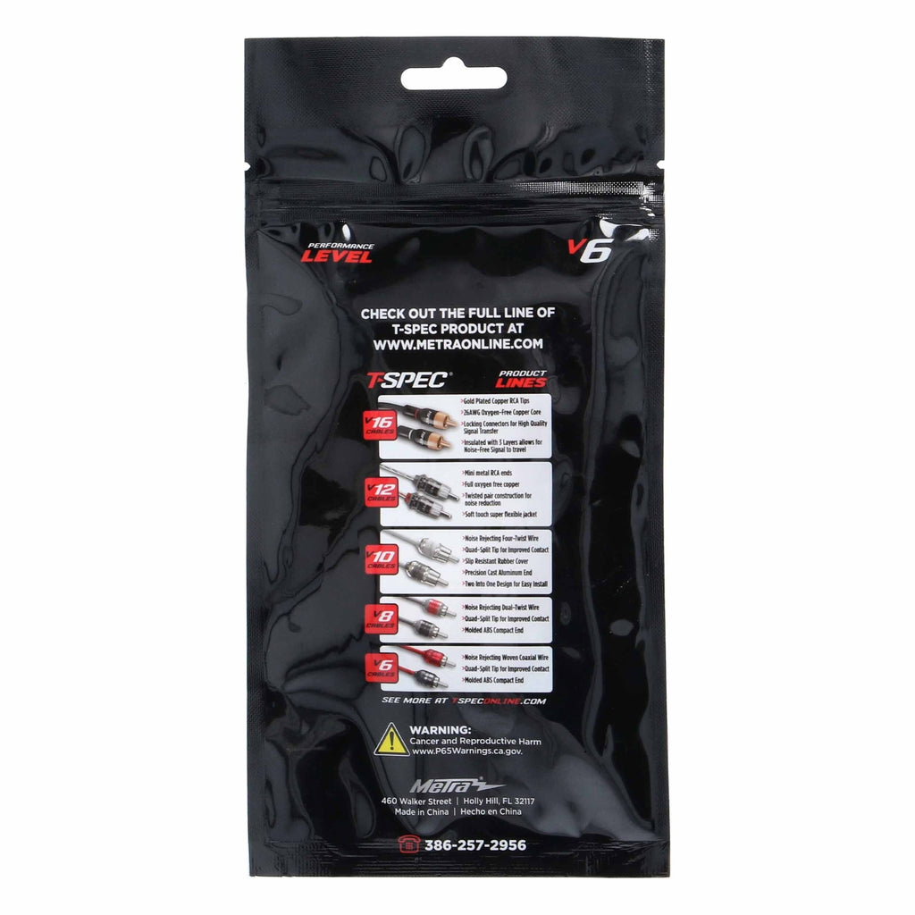 T-SPEC V6R35-36IN v6 Series 2-Channel RCA to 3.5MM Jack - 36 Inch