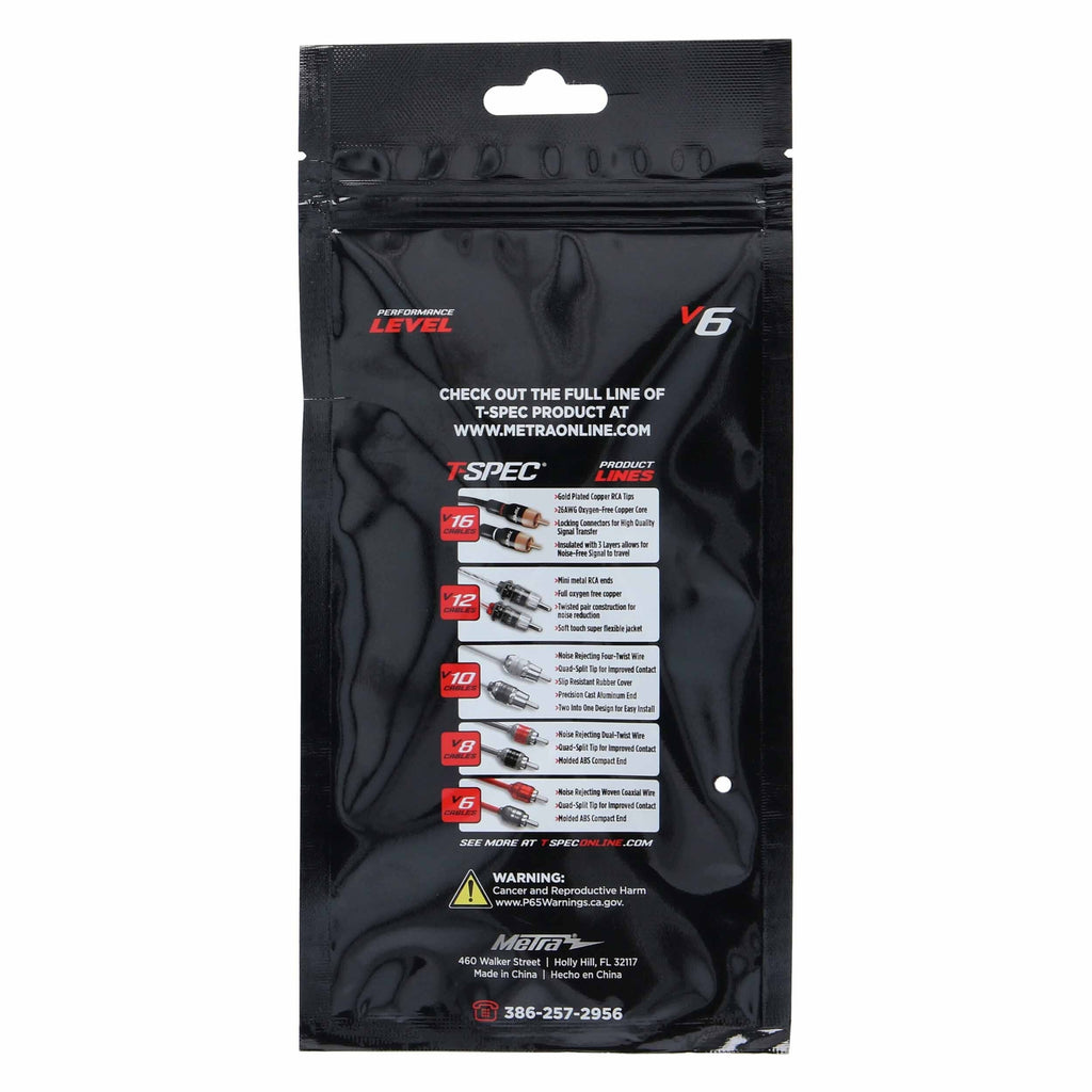T-SPEC V6RCA-BFN Female to Female Nickel Plated RCA Barrel Adapter - 2 Pack