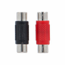 Load image into Gallery viewer, T-SPEC V6RCA-BFN Female to Female Nickel Plated RCA Barrel Adapter - 2 Pack
