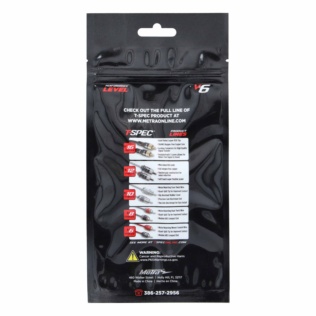 T-SPEC V6RCA-BMN Male to Male Nickel Plated RCA Barrel Adapter - 2 Pack