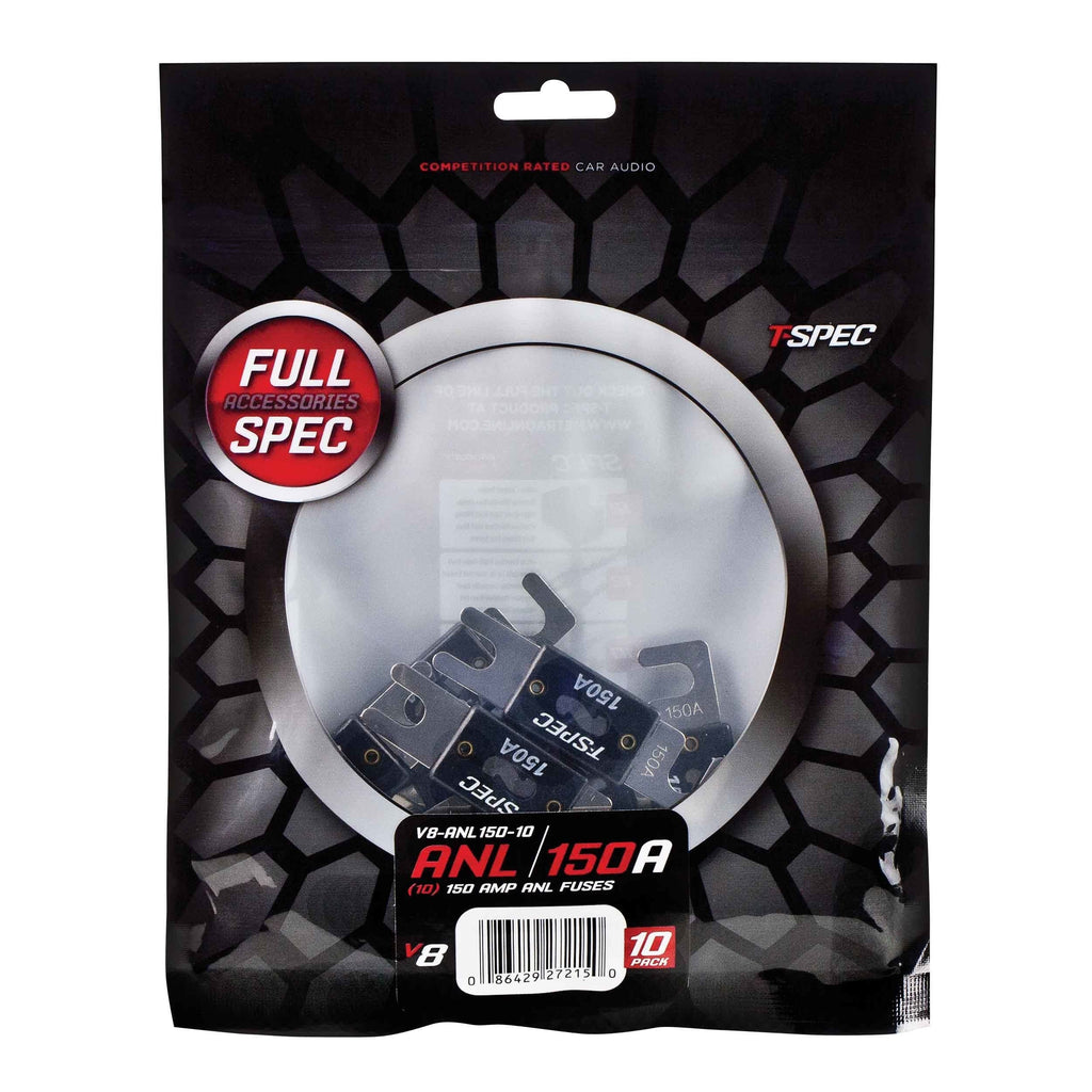 T-SPEC V8-ANL150-10 ANL Fuses V8 Series Nickel Plated-10 Pack