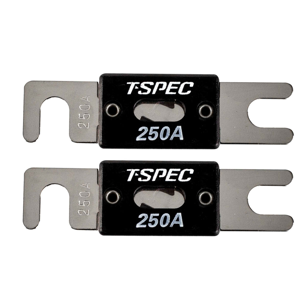 T-SPEC V8-ANL250 250 AMP ANL Fuses V8 Series Nickel Plated-2 Pack