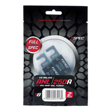 Load image into Gallery viewer, T-SPEC V8-ANL250 250 AMP ANL Fuses V8 Series Nickel Plated-2 Pack