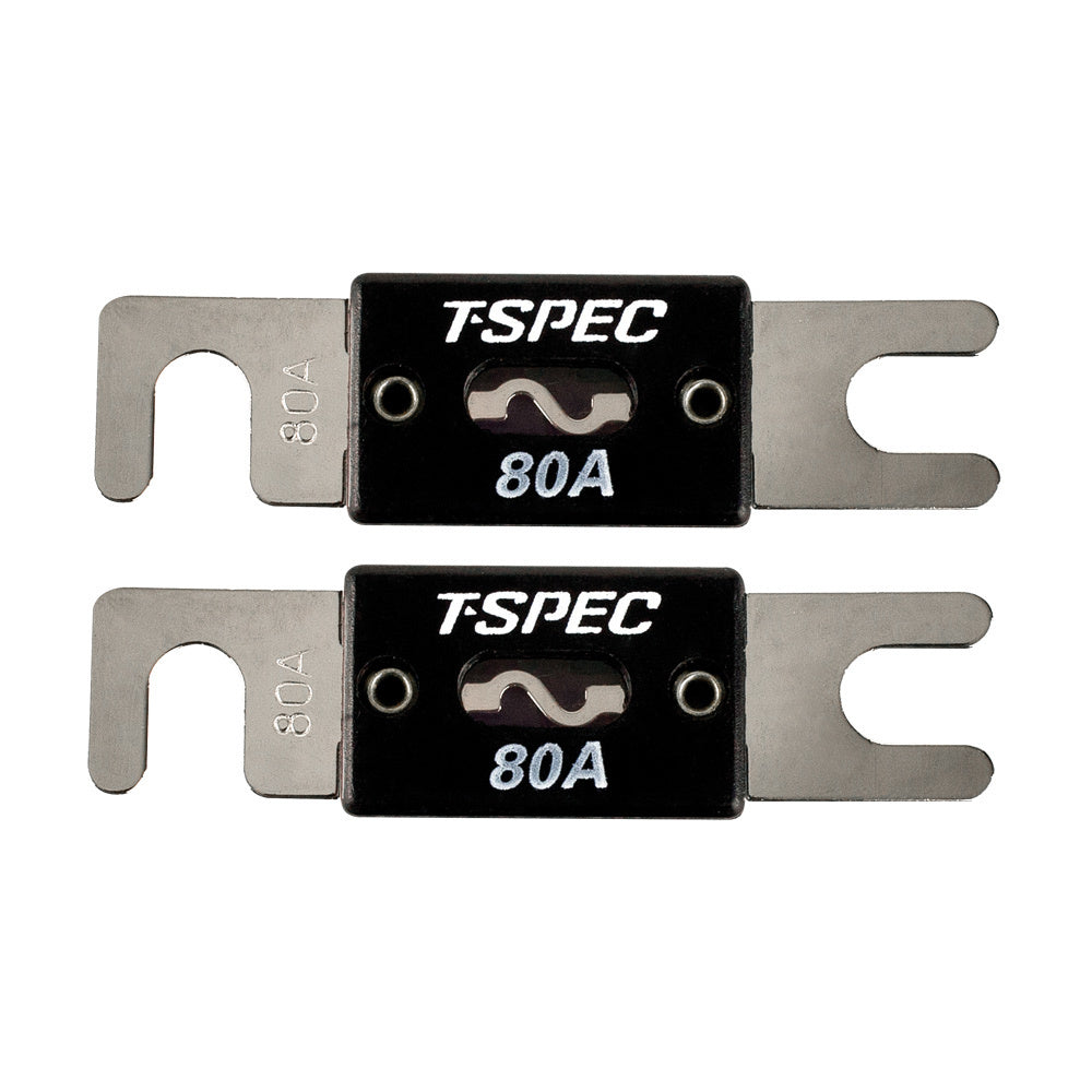 T-SPEC V8-ANL80 ANL Fuses V8 Series Nickel Plated-2 Pack