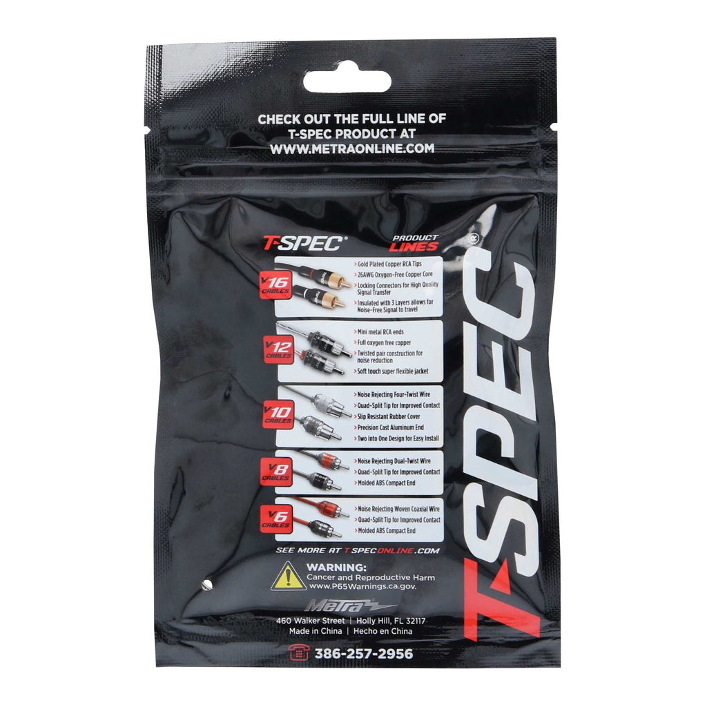 T-SPEC V8-RTN19-20 8 AWG 3/8IN Ring Terminal 20pk - v8 SERIES