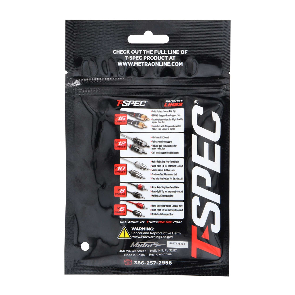 T-SPEC V8-RTN19 8 AWG 3/8IN Ring Terminal 5pk - v8 SERIES