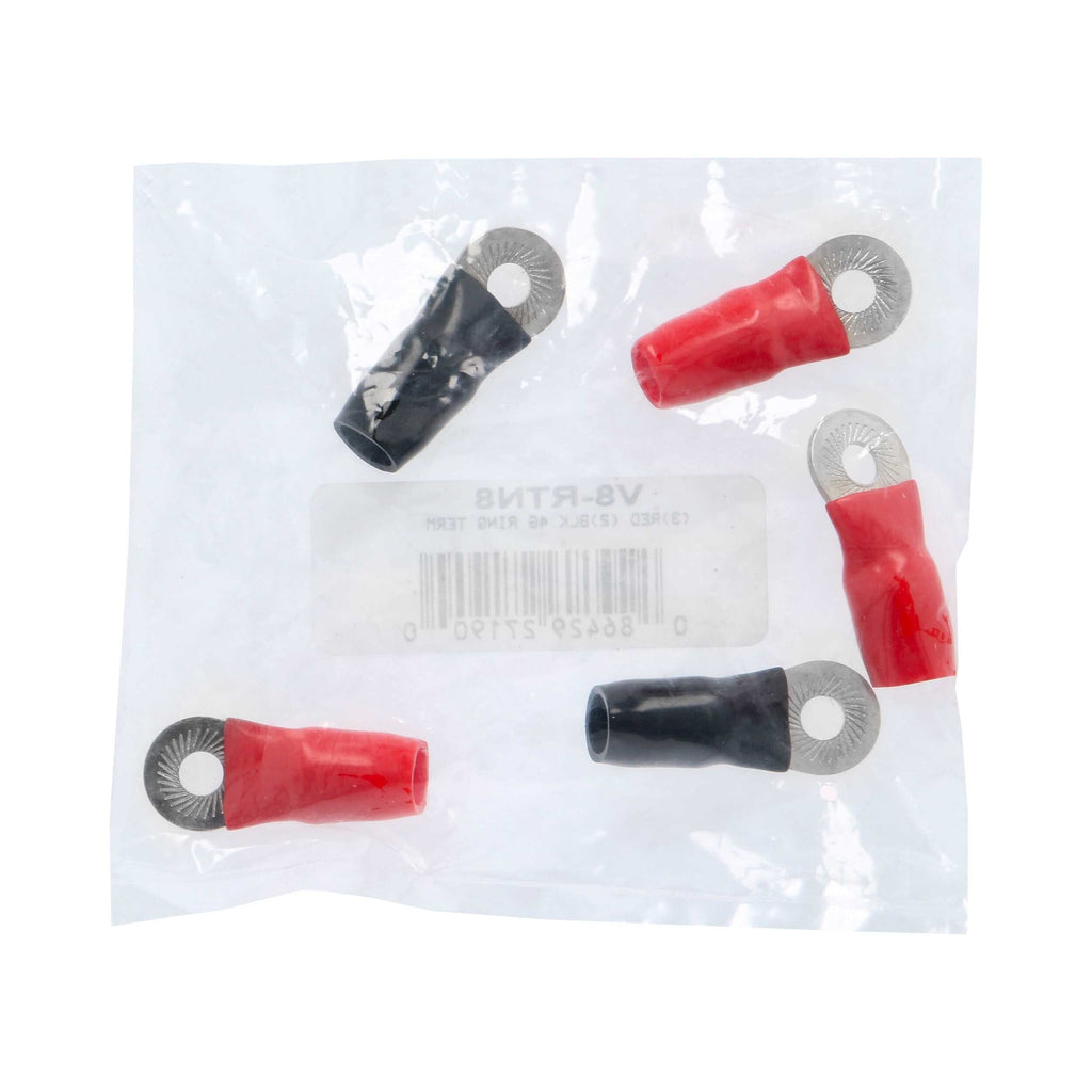 T-SPEC V8-RTN8 4 AWG 1/4IN Ring Terminal 5pk - v8 SERIES
