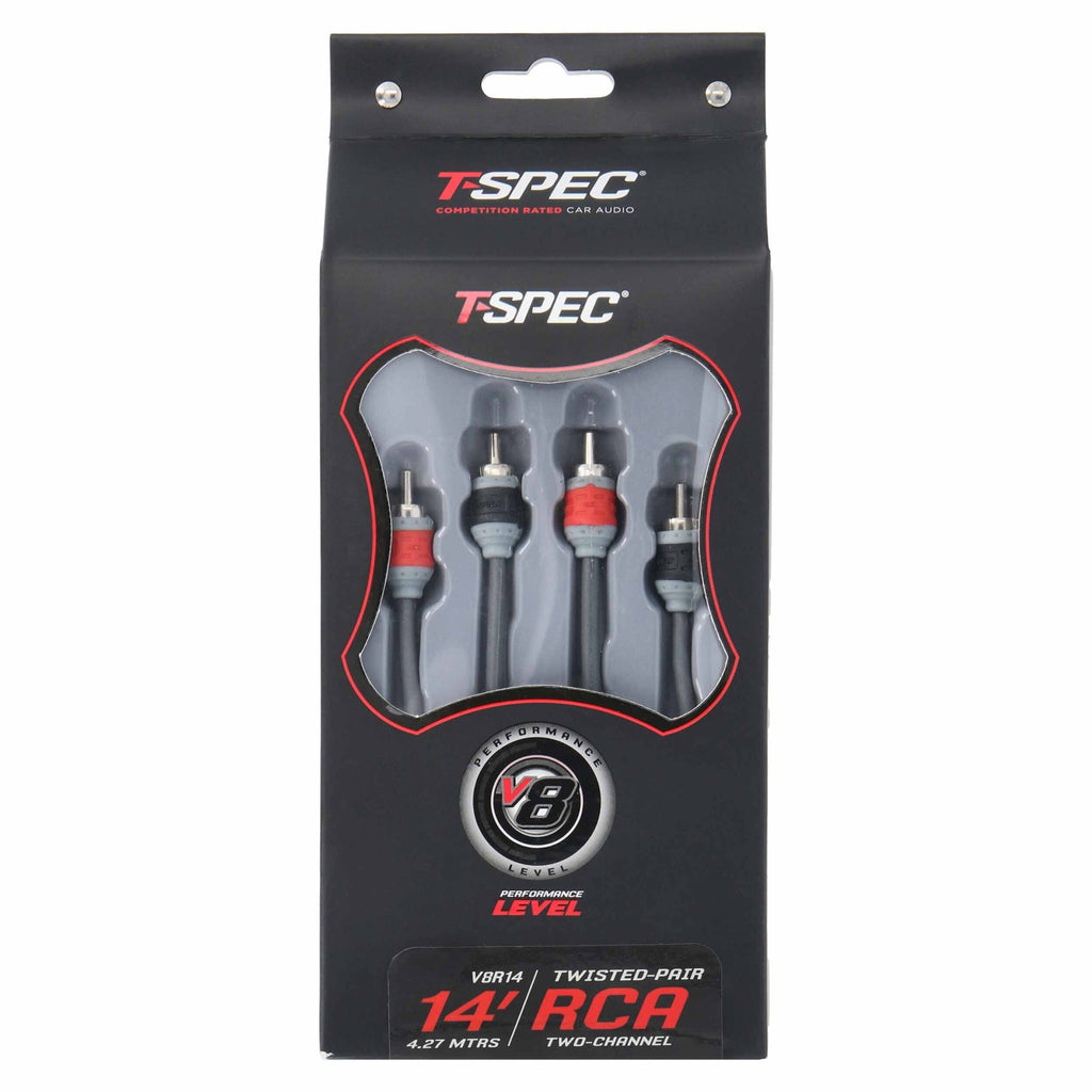 T-SPEC V8R14 RCA v8 Series 2-Channel Audio Cable - 14 FT