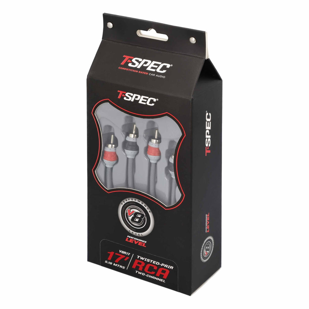 T-SPEC V8R17 RCA v8 Series 2-Channel Audio Cable - 17 FT
