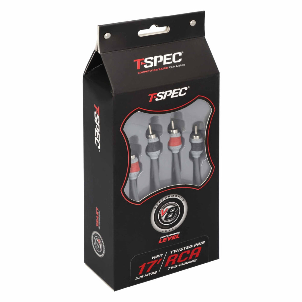T-SPEC V8R17 RCA v8 Series 2-Channel Audio Cable - 17 FT
