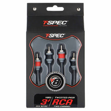 Load image into Gallery viewer, T-SPEC V8R3 RCA v8 Series 2-Channel Audio Cable - 3 FT