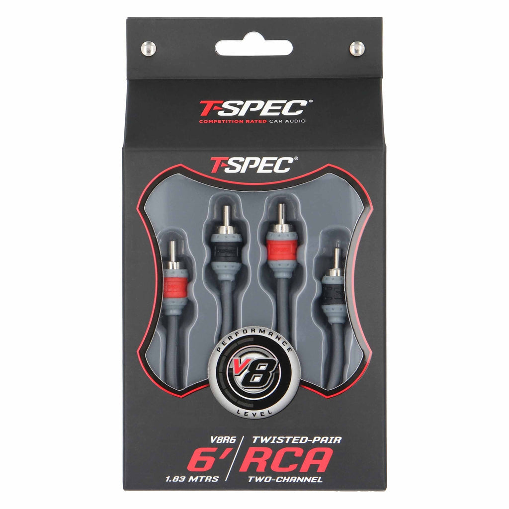T-SPEC V8R6 RCA v8 Series 2-Channel Audio Cable - 6 FT