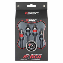 Load image into Gallery viewer, T-SPEC V8R6 RCA v8 Series 2-Channel Audio Cable - 6 FT