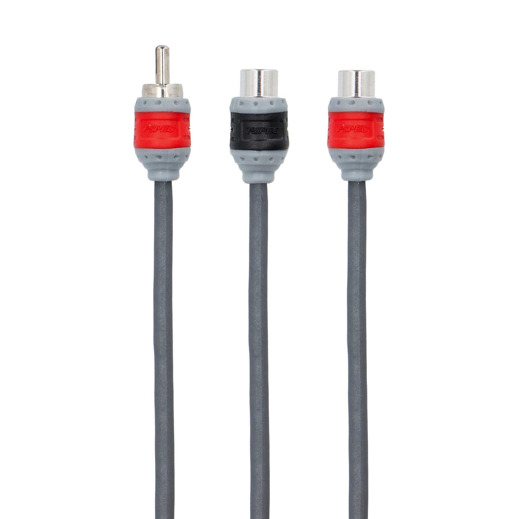 T-SPEC V8RY2 RCA v8 Series 2-Channel Audio Cable - 1M-2F