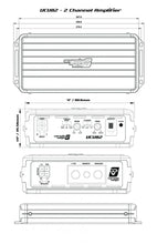 Load image into Gallery viewer, Cerwin Vega VCU82 VEGA Series 2-Channel Full Range Class-D Amplifier